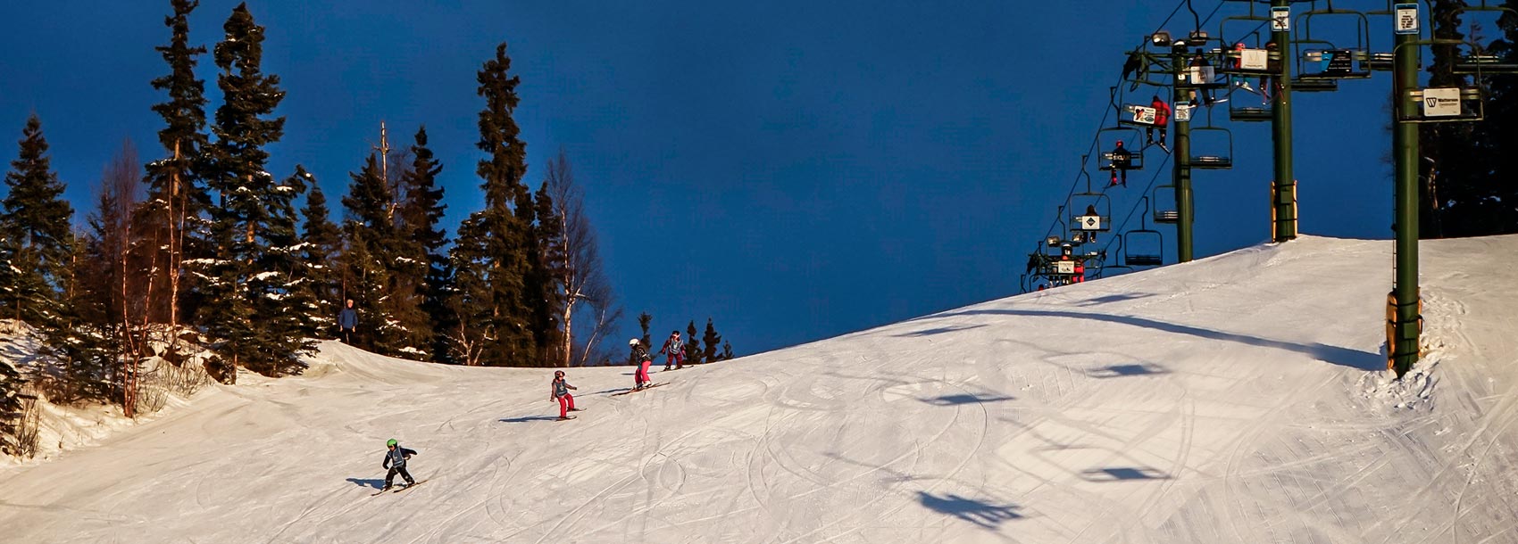 mountain and ski lift