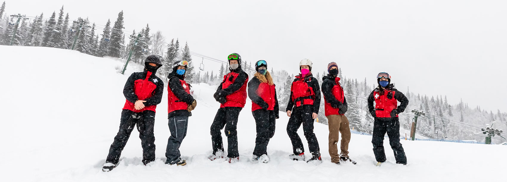 Ski patrol team
